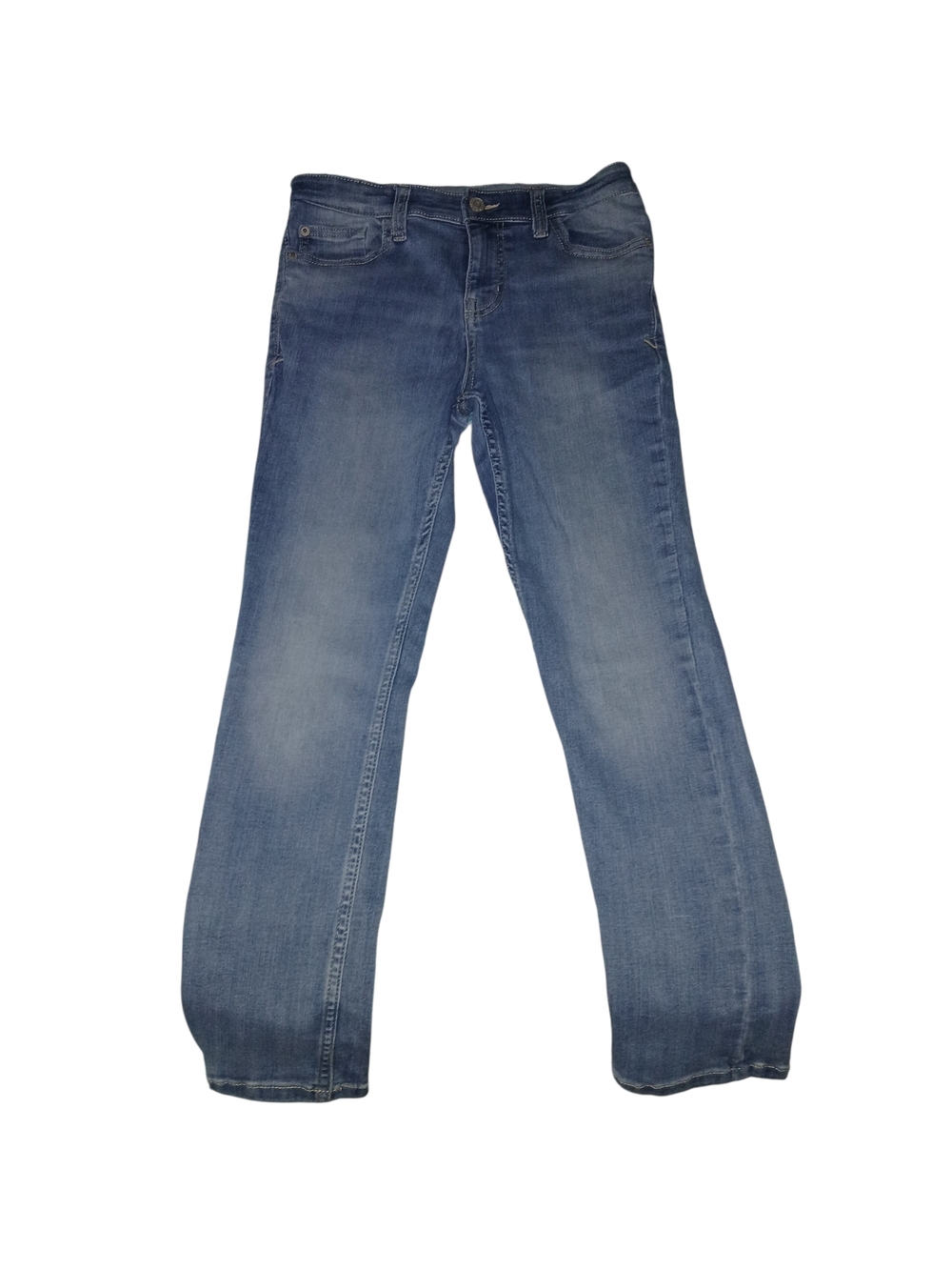 Lot of 2 Cat & Jack Boys Skinny Jeans - Size 12 - Durable Thick Denim